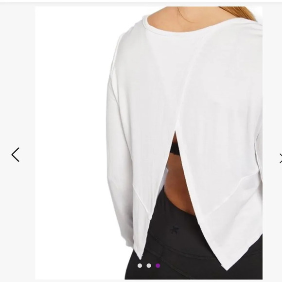 NWT Splendid Cropped Stripe Deconstructed Pullover - Picture 5 of 5